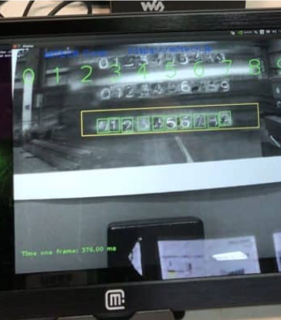 Reading engraved characters